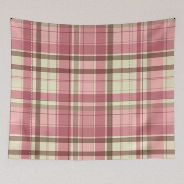 Item preview, Pink and Brown Plaid Pattern designed and sold by Donkey's Salad.