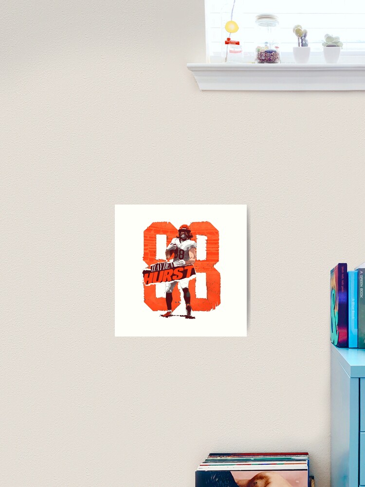 Hayden Hurst Football Paper Poster Bengals 3