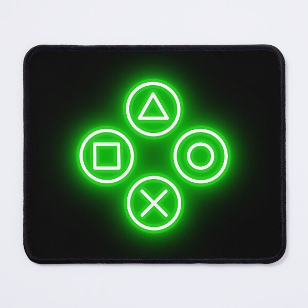 Item preview, Console Neon Buttons (green) designed and sold by RedNeo.