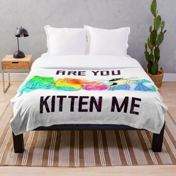 Item preview, Funny print with colorful cats, cat owner gift designed and sold by RaspberryEM.