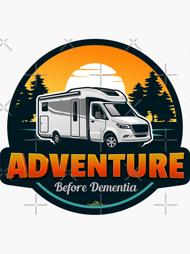 TODOLIA (3Pcs-3in) Adventure Before Dementia Sticker Funny Adventurer