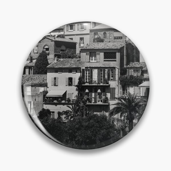 Item preview, Black and white view on Bormes-les-Mimosas designed and sold by FotoMahieu.
