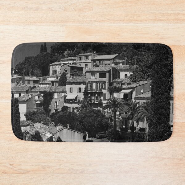 Item preview, Black and white view on Bormes-les-Mimosas designed and sold by FotoMahieu.