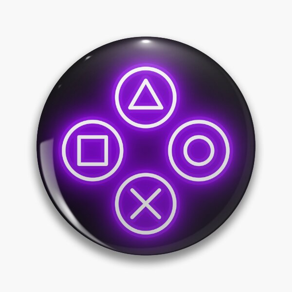 Item preview, Console Neon Buttons (purple) designed and sold by RedNeo.