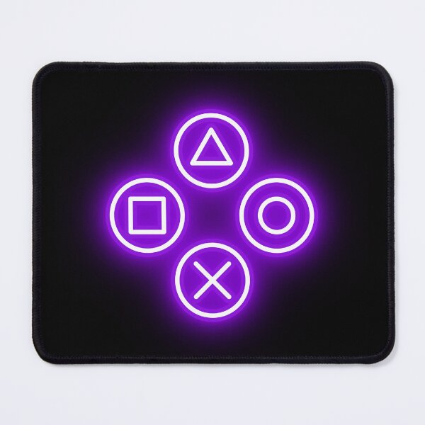 Item preview, Console Neon Buttons (purple) designed and sold by RedNeo.