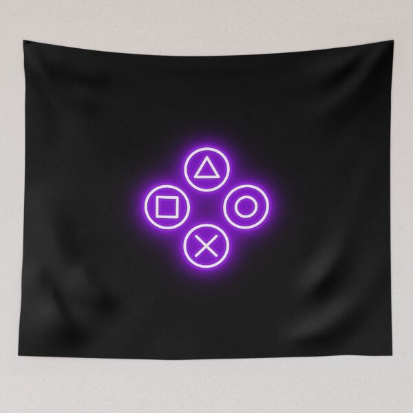 Item preview, Console Neon Buttons (purple) designed and sold by RedNeo.
