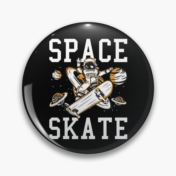 Aperçu de l'œuvre Astronaute skater dans l'espace créée et vendue par OnlyHell.