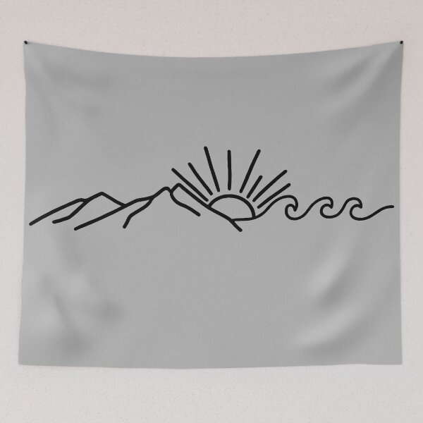 Item preview, Mountain and Wave designed and sold by Heather  Hinson.