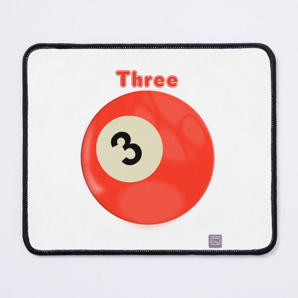 Item preview, Snooker Ball - Three designed and sold by ralfyonline.
