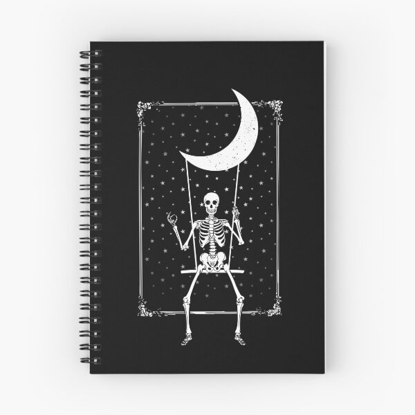 Item preview, Skeleton Moon Rock On Skeleton Sitting On A Swing designed and sold by alenaz.