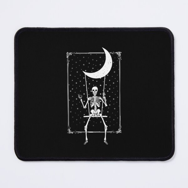 Item preview, Skeleton Moon Rock On Skeleton Sitting On A Swing designed and sold by alenaz.