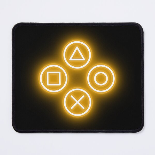 Item preview, Console Neon Buttons (yellow) designed and sold by RedNeo.