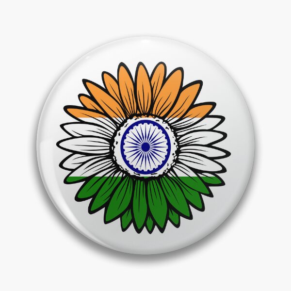 Item preview, India Flag Sunflower Art | Indian Flag | India Flag in Flower I Love India designed and sold by JooArtPrints  ★★★★★.