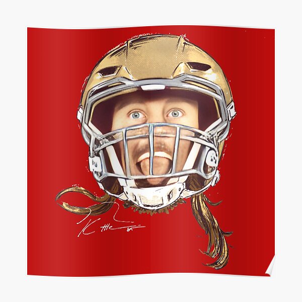 Rinkha George Kittle Football Paper Poster 49ers Hoodie