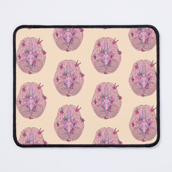 Item preview, Human brain with colorful flowers  designed and sold by Preslava Genova.