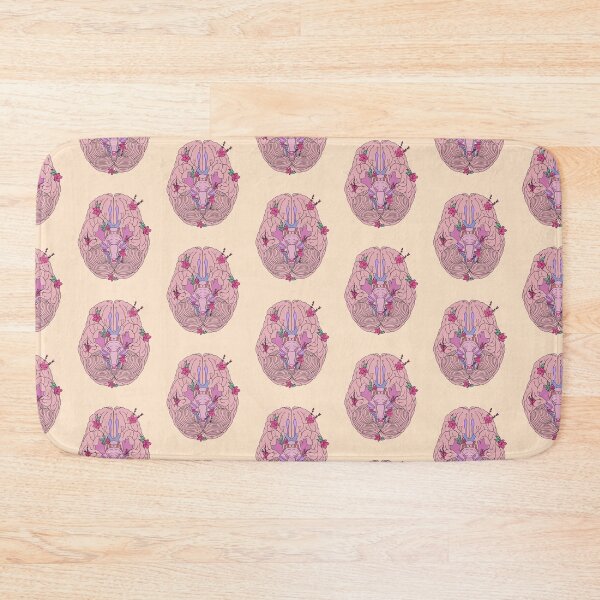 Item preview, Human brain with colorful flowers  designed and sold by Preslava Genova.