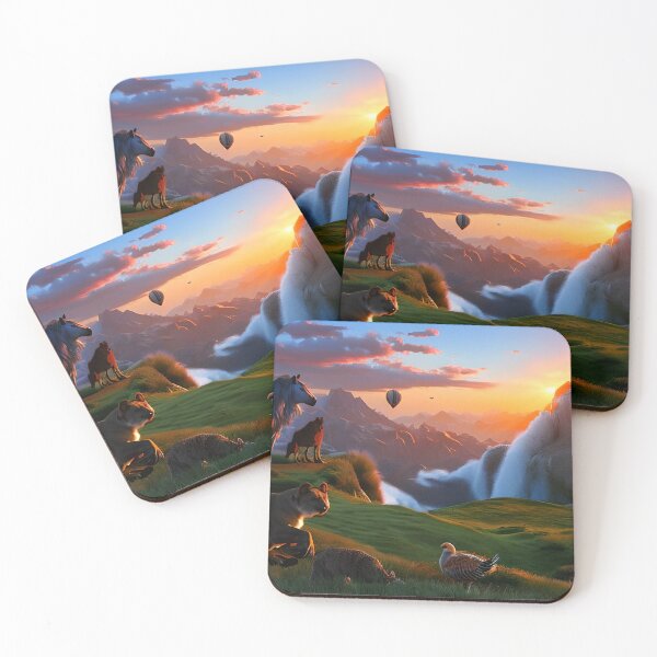 Item preview, Dogs out in the nature and the sunsets designed and sold by Soufiane  Reda.