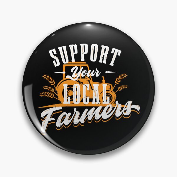 Item preview, Support Local Farmers Tractor Grain designed and sold by StrongShirts.