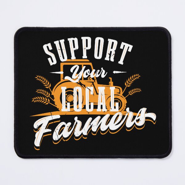 Item preview, Support Local Farmers Tractor Grain designed and sold by StrongShirts.
