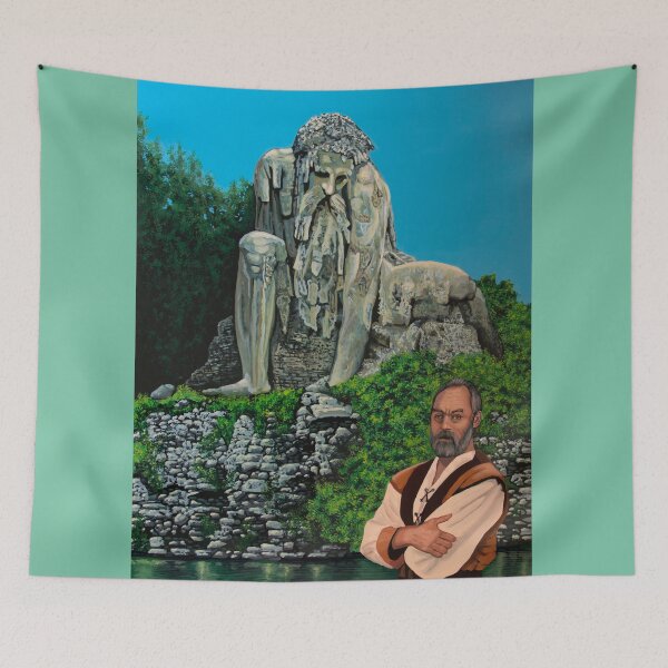 Item preview, The Apennine Colossus of Giambologna Painting designed and sold by PaulMeijering.