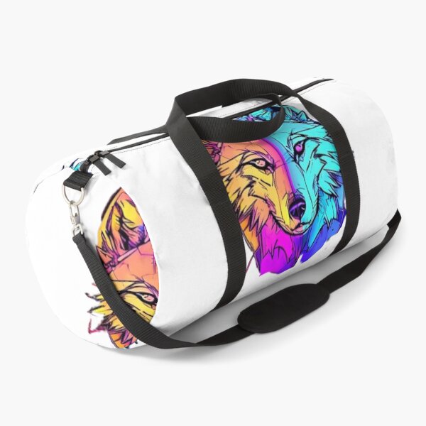 Item preview, Neon wolf spirit designed and sold by Lykaon Art.