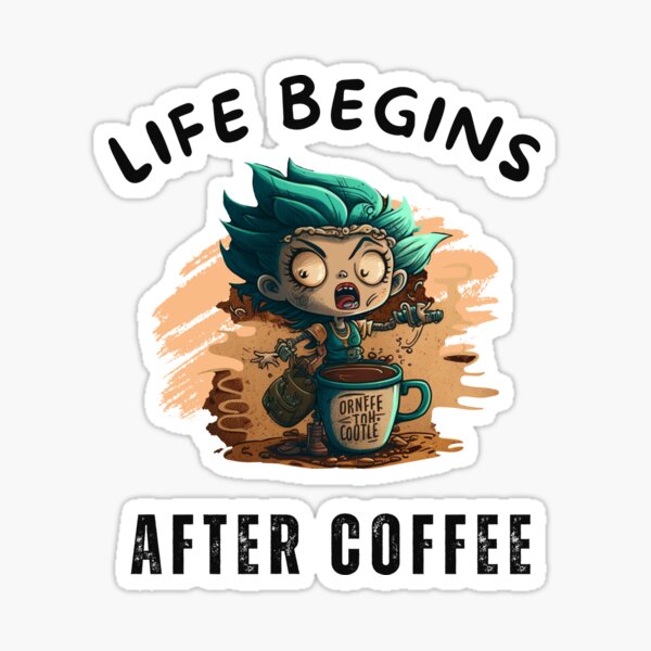 Coffee - Elixir of Life Sticker for Sale by snoop99