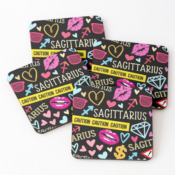 Item preview, Sagittarius Hearts and Kisses Pattern designed and sold by Hellofriendco.
