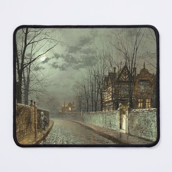 Item preview, John Atkinson Grimshaw - Old English House by Moonlight designed and sold by tomorrowsart.