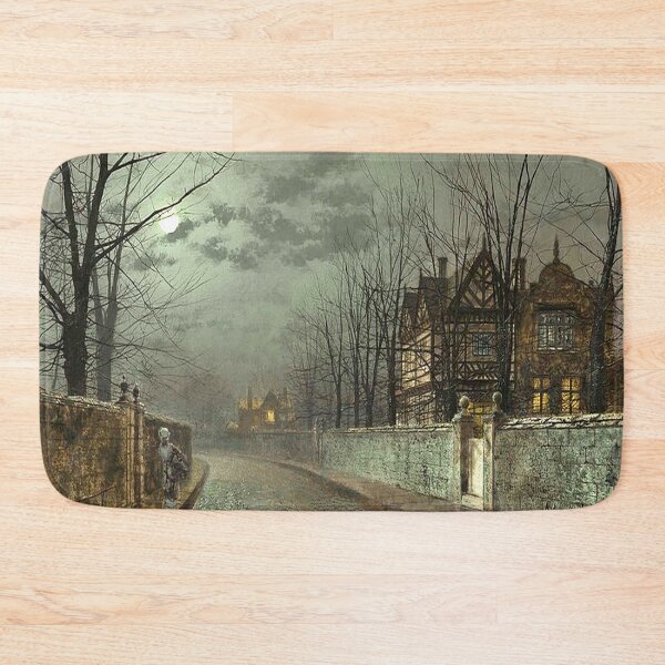 Item preview, John Atkinson Grimshaw - Old English House by Moonlight designed and sold by tomorrowsart.