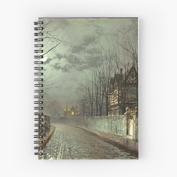 Item preview, John Atkinson Grimshaw - Old English House by Moonlight designed and sold by tomorrowsart.