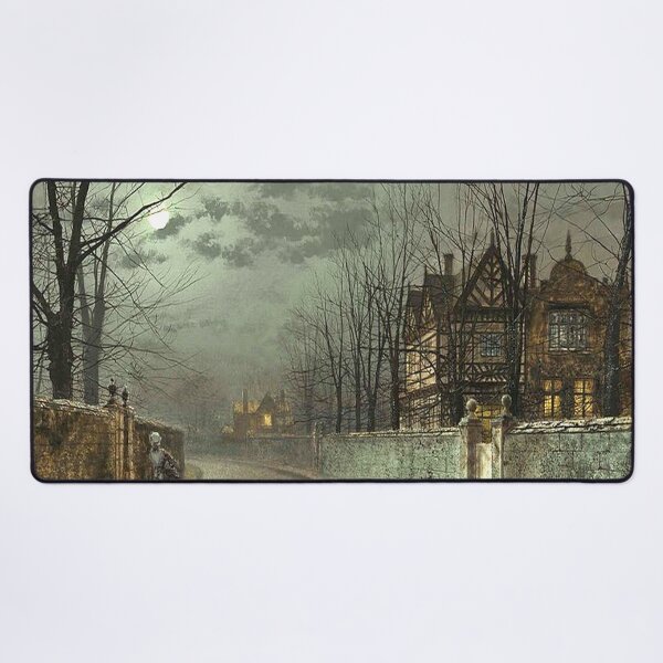 Item preview, John Atkinson Grimshaw - Old English House by Moonlight designed and sold by tomorrowsart.