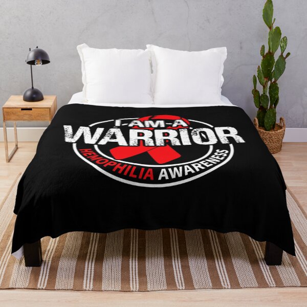 Item preview, I Am A Warrior Hemophilia Awareness Ribbon designed and sold by Adolfo114.