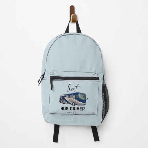 Item preview, best bus driver ever with a Blue bus illustration designed and sold by EmeraldeaArt.