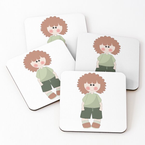 Item preview, cute cartoon doll designed and sold by SunGraphicArt.