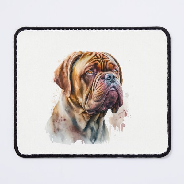 Item preview, French Mastiff Watercolour designed and sold by TheArtfulAI.