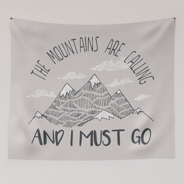 Item preview, "The Mountains Are Calling and I Must Go" Mountains designed and sold by Magnetic Pajama.