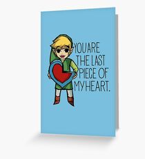 Legend Of Zelda - The Last Piece Greeting Card