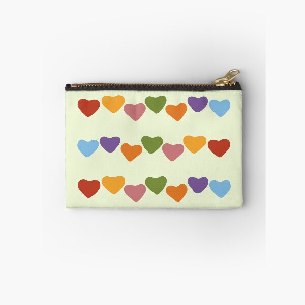 Item preview, rainbow hearts 70's inspired designed and sold by TheScraggyBeard.