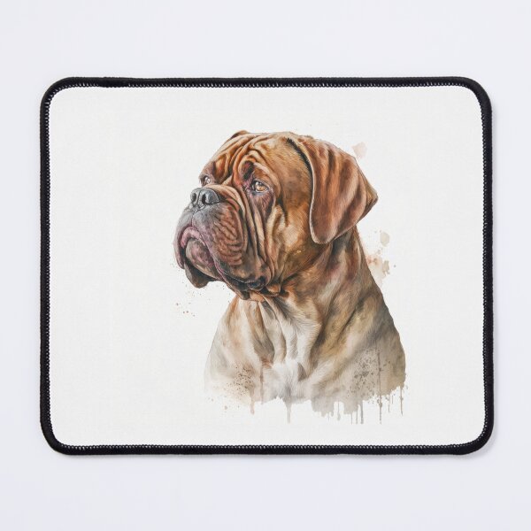 Item preview, French Mastiff Watercolour designed and sold by TheArtfulAI.