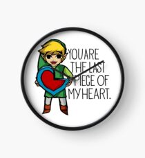 Legend Of Zelda - The Last Piece Clock