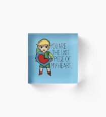 Bloque acrílico Legend Of Zelda - The Last Piece