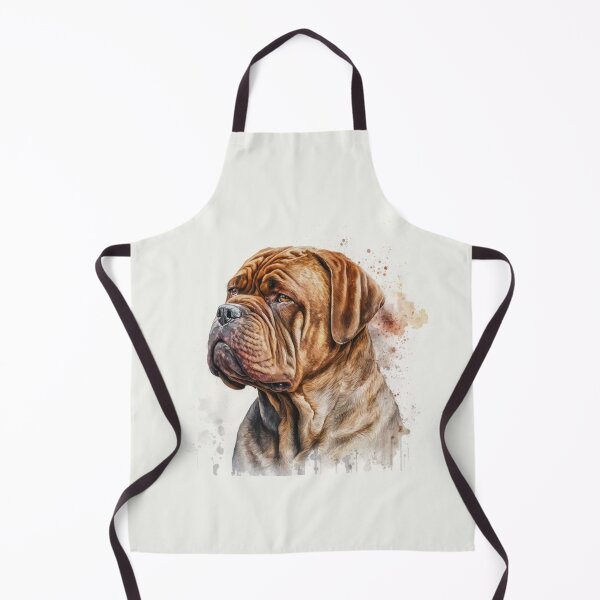 Item preview, French Mastiff Watercolour designed and sold by TheArtfulAI.