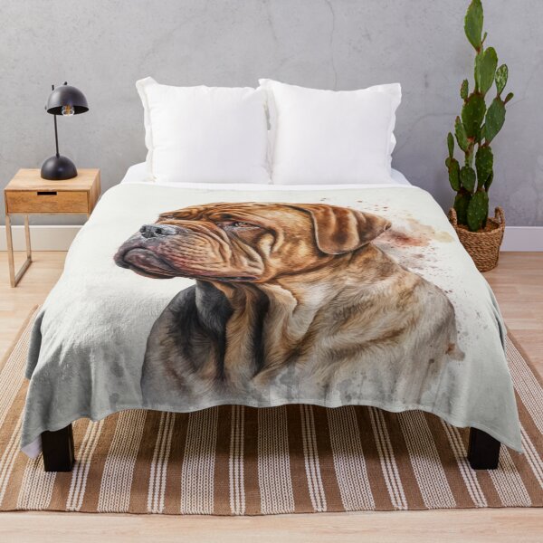 Item preview, French Mastiff Watercolour designed and sold by TheArtfulAI.