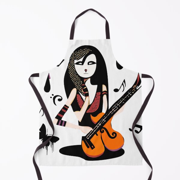 Item preview, "Melodic Strings: Black Blouse and Violin" designed and sold by FunnyShopGirl.
