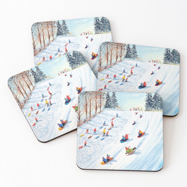 Item preview, Sledding On A Fun Snow Day designed and sold by William Holkham.