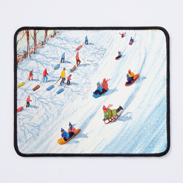 Item preview, Sledding On A Fun Snow Day designed and sold by William Holkham.