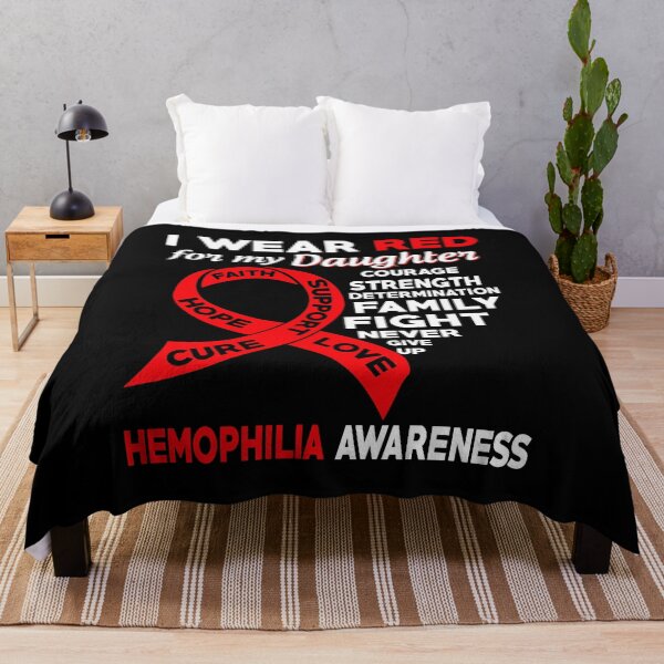 Item preview, I Wear Red for My Daughter Hemophilia Awareness designed and sold by Adolfo114.