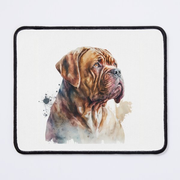 Item preview, French Mastiff Watercolour designed and sold by TheArtfulAI.