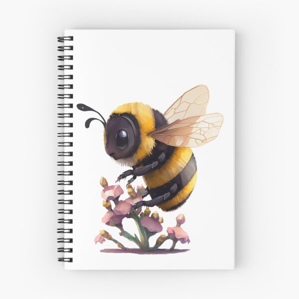 Item preview, Cute honey bee with flower designed and sold by Anastasiia Yurevych.