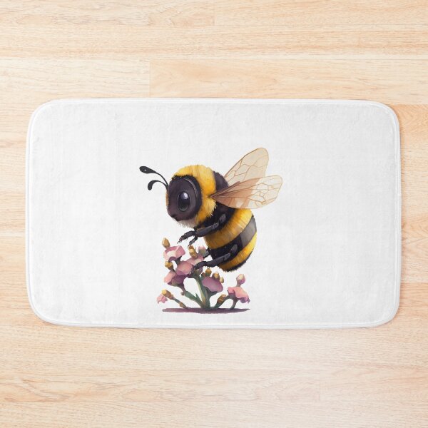 Item preview, Cute honey bee with flower designed and sold by Anastasiia Yurevych.